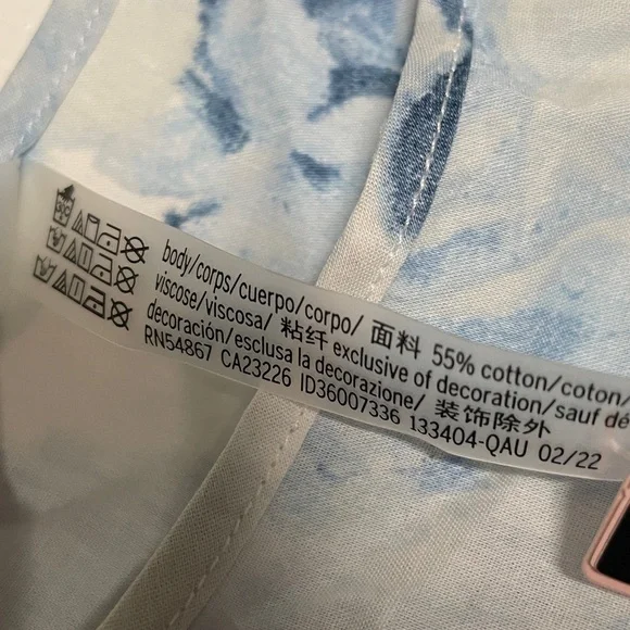 NWT Victoria's Secret Floral Spaghetti Strap Mini Dress - Picture 3 of 4